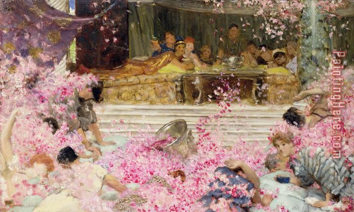 Sir Lawrence Alma-Tadema Study for The Roses of Heliogabulus